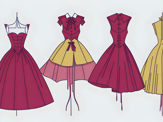 set of dresses for women