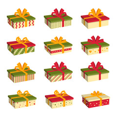 Christmas Gift Box Illustration