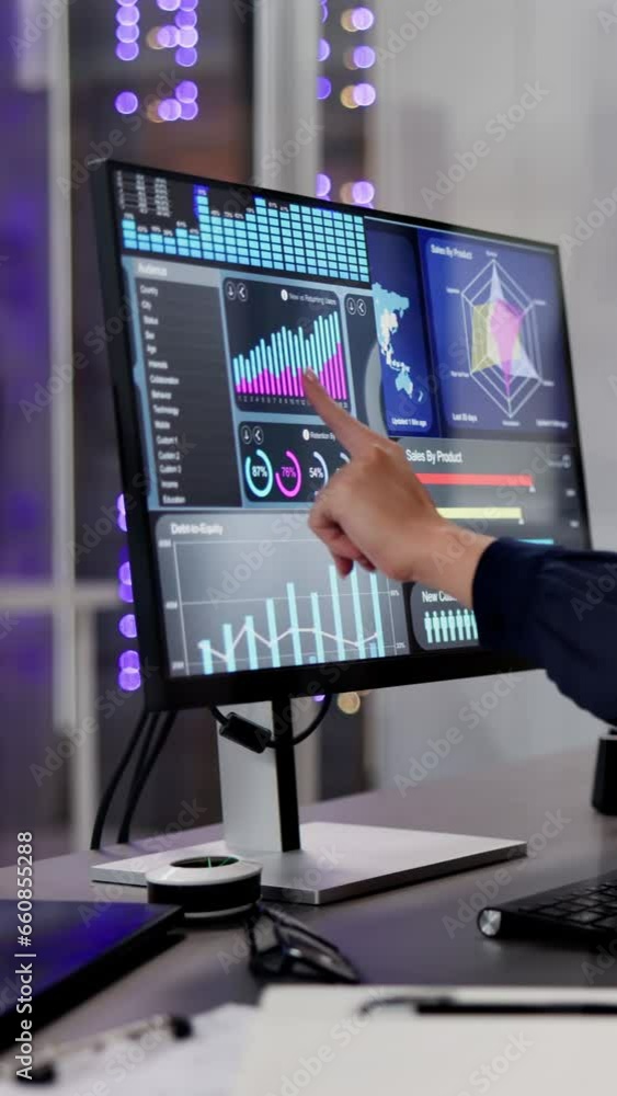 Poster KPI Business Analytics Data Dashboard