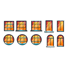 Winter Window Illustration