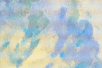 Colorful abstract oil painting art background. Texture of canvas and oil.