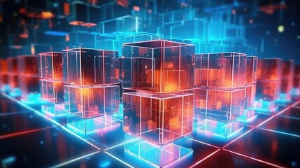 Abstract data cube, big data storage technology background