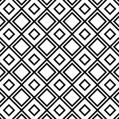 Abstract geometric pattern with lines. Black and white texture. Vector illustration