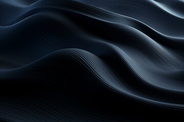 Abstract design depicting a dark wave background. Generative AI