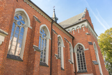Church of St. Adalbert in Wawolnica near the famous chapel of the miraculous statue of madonna with child, Poland
