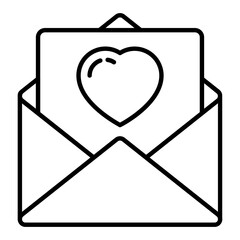 Invitation Outline Icon