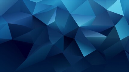 Modern dark blue background. Least. Color gradient. Darkness. Web banner. Geometric shapes. 3D effect. The lines are triangles. Design. Futuristic.