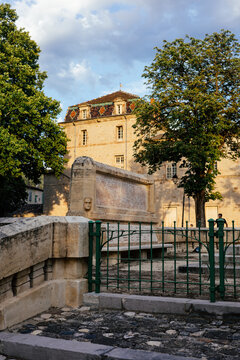 Park in Lodeve, Frankreich