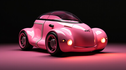 Car electric small pink
