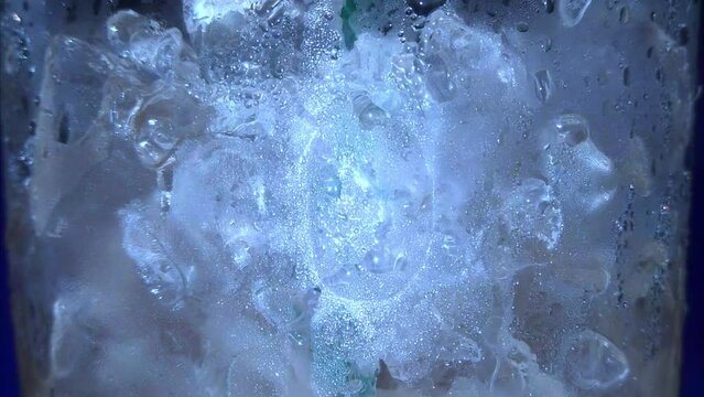 Reducing the amount of water put into the ice cube