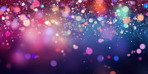  Glittering colourful party background. Concept for holiday, celebration, New Year's Eve