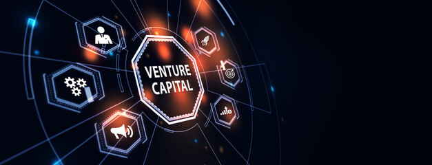 Start-up Funding Crowdfunding Investment Venture Capital Entrepreneurship Internet Business Technology Concept. 3d illustration