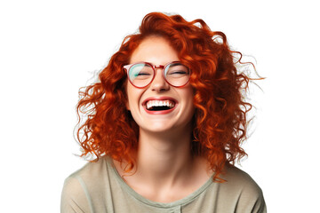 woman with glasses - obrazy, fototapety, plakaty