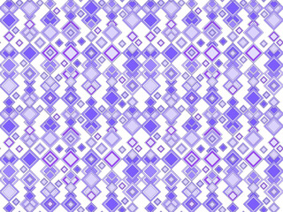 Seamless geometric pattern of rhombuses, squares in purple colors