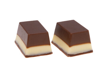 chocolate dark peppermint isolated