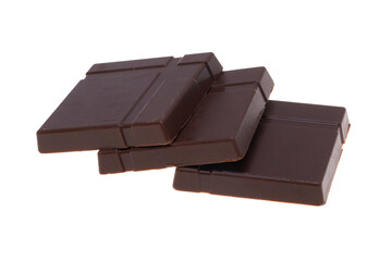 chocolate dark peppermint isolated