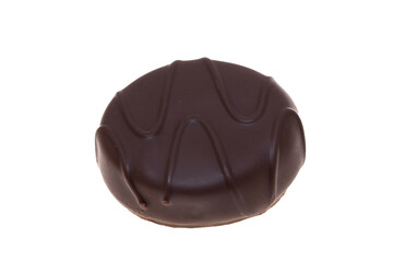 chocolate dark peppermint isolated