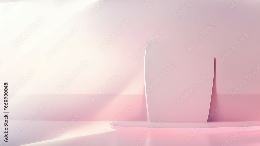 Aufkleber pink podium abstract background, empty backdrop pedestal product display for product placement. ai g