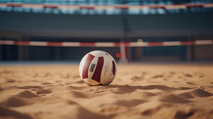 Beach volleyball - thrill on the sand - obrazy, fototapety, plakaty