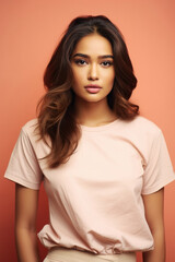 Obraz premium Young and beautiful indian woman