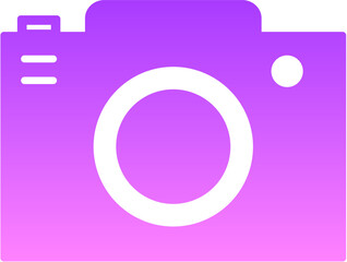 Camera Glyph Icon pictogram symbol visual illustration