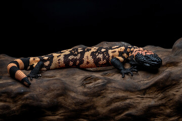 Gila Monster (Heloderma suspectum) is a species of venomous lizard native to United States and Mexico.