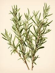 Rosemary - A Close Up Of A Plant