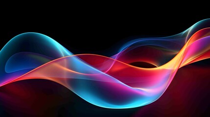 abstract futuristic background with pink blue glowing neon moving high speed wave lines and bokeh lights. Data transfer concept Fantastic wallpaper, wave background