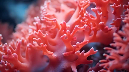 Rolgordijnen Macro shot on coral and anemones © Alex Bur