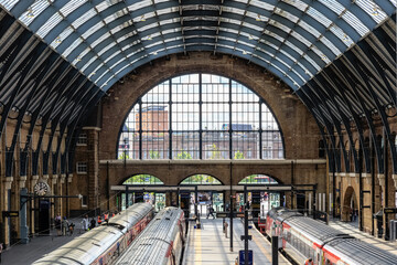 King's Cross railway station in London, England