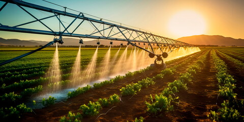 Water resources and of irrigation systems and the use of water resources on farms . Generative AI