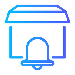 notification gradient icon