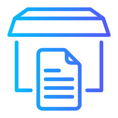 report gradient icon