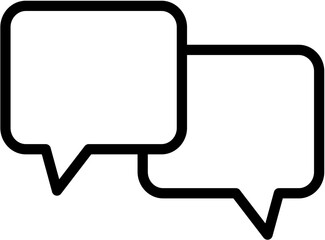 chat 21 Line Icon pictogram symbol visual illustration