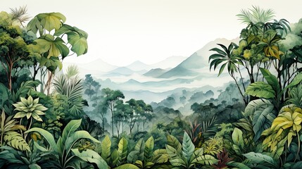 Fototapeta premium wonderful backgrounds of tropical forests.