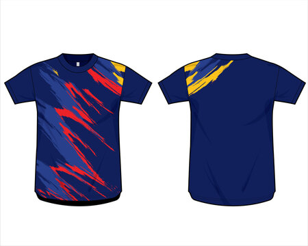 Dri fit Jersey Template Vector