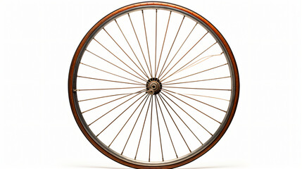 Front wheel of a vintage bicycle