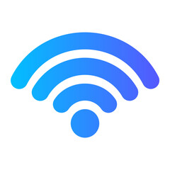 wireless gradient icon