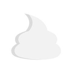 Whipped cream illustration