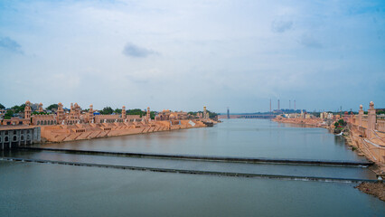 Fototapeta na wymiar Chambal Riverfront is located in Kota, Rajasthan, India