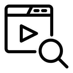 video line icon