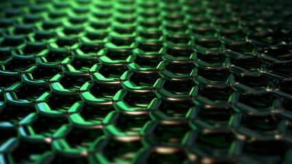 3d nano metal fiber background