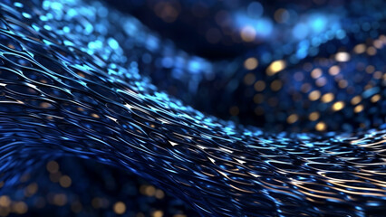 3d nano metal fiber background