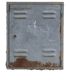 tapa de pared vieja y sucia con oxido