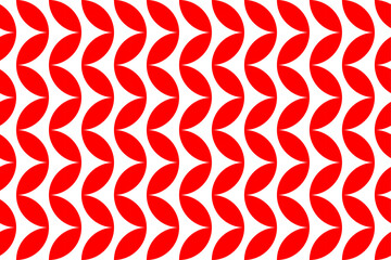 Seamless pattern with leaves. Abstract geometric pattern background. Modern banner bauhaus swiss style. © Alexander