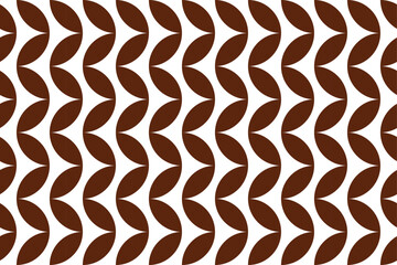 Seamless pattern with leaves. Abstract geometric pattern background. Modern banner bauhaus swiss style. 