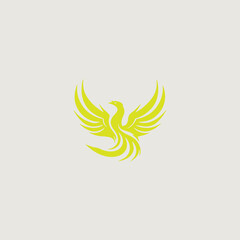 フェニックスをシンボリックに用いたロゴ