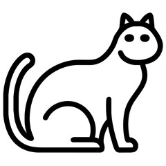 isolated cat icon