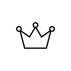 Crown Icon Vector Design Template