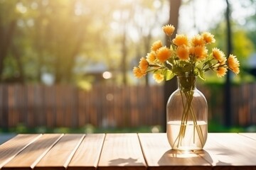 Sunlit Table by the Window